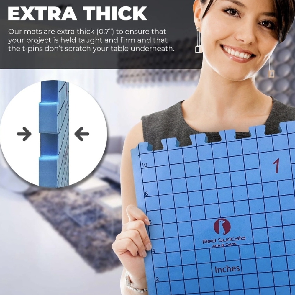Extra Thick Blue Cutting/Project Mat - Blue